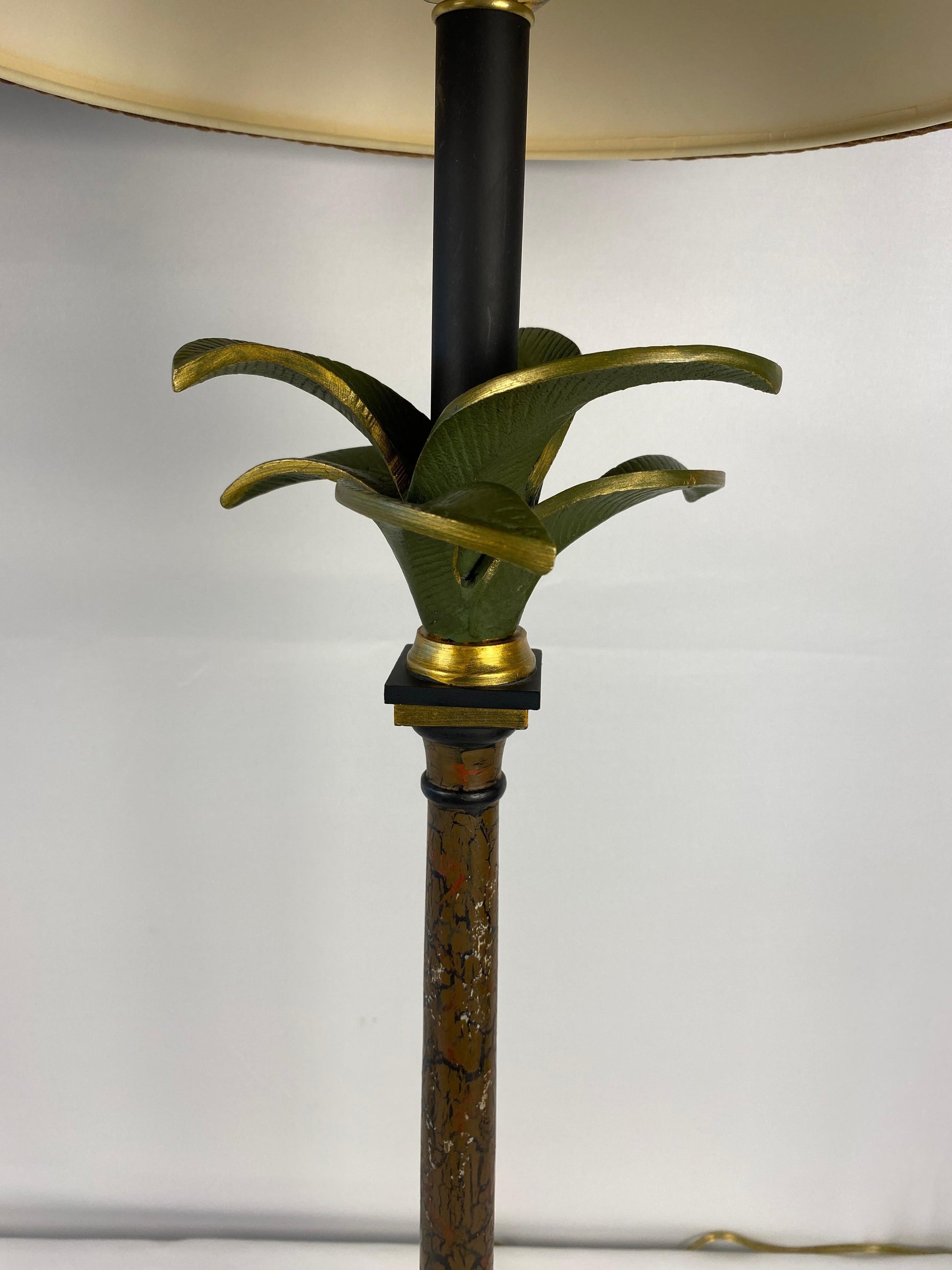 Pair of Mid-20th Century Palm Tree Table Lamps — detail 6