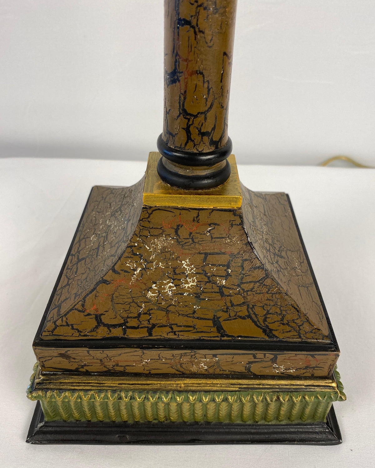 Pair of Mid-20th Century Palm Tree Table Lamps — detail 4