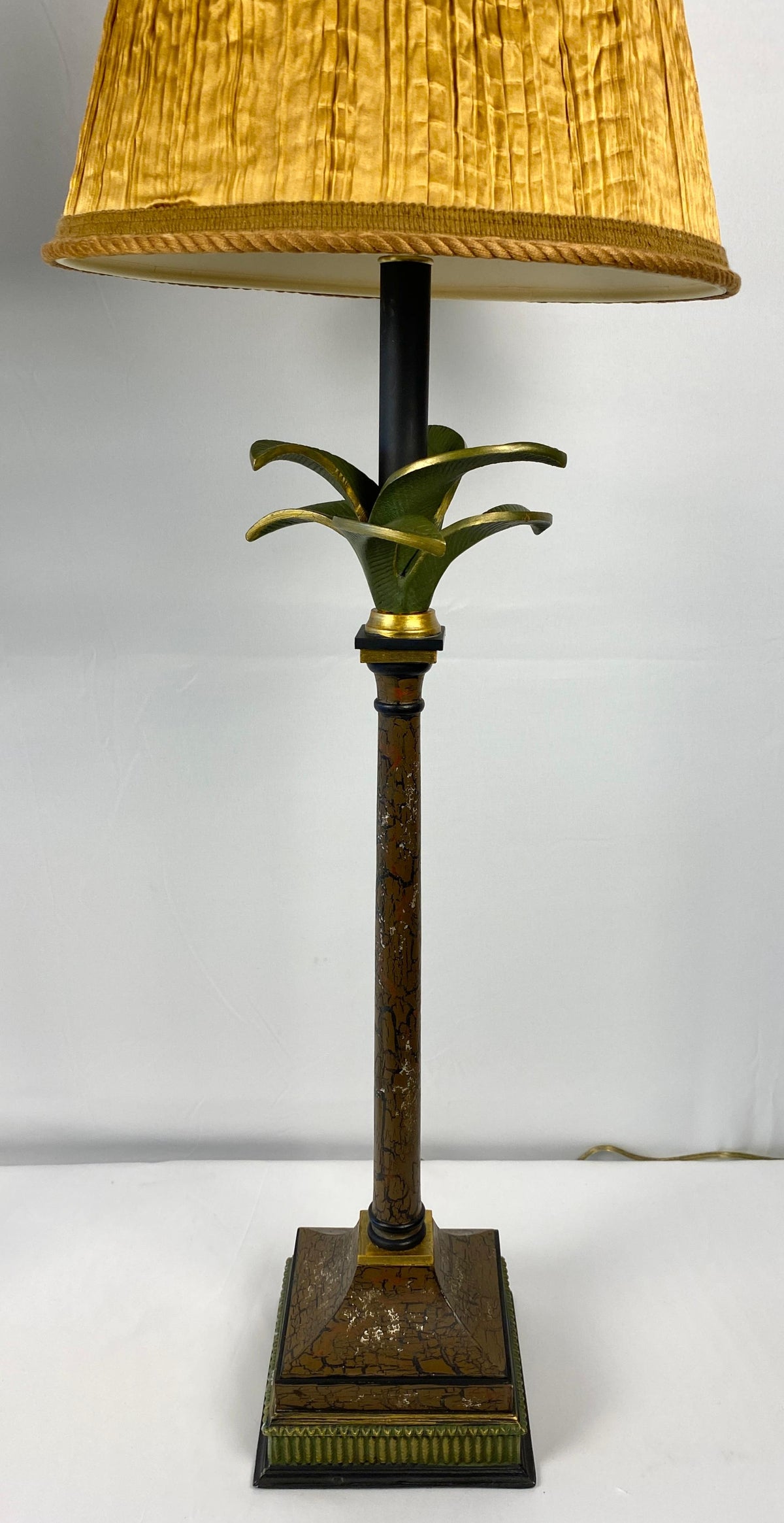 Pair of Mid-20th Century Palm Tree Table Lamps — detail 7