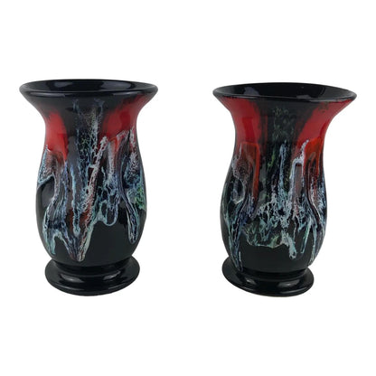 Vallauris Pair of French Mid-Century Ceramic Vases, Manner of Charles Cart — detail 6