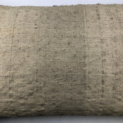 Pair of Antique Pillows Made From Vintage Rug Fragment — detail 8