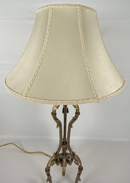 Pair of French Forged Iron Table Lamps — detail 6