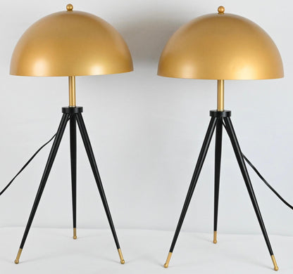 Pair of Tripod Table Lamps — detail 3