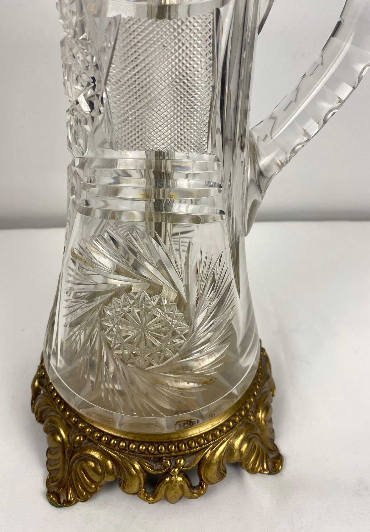 Waterford Style Crystal Table Lamp — detail 8