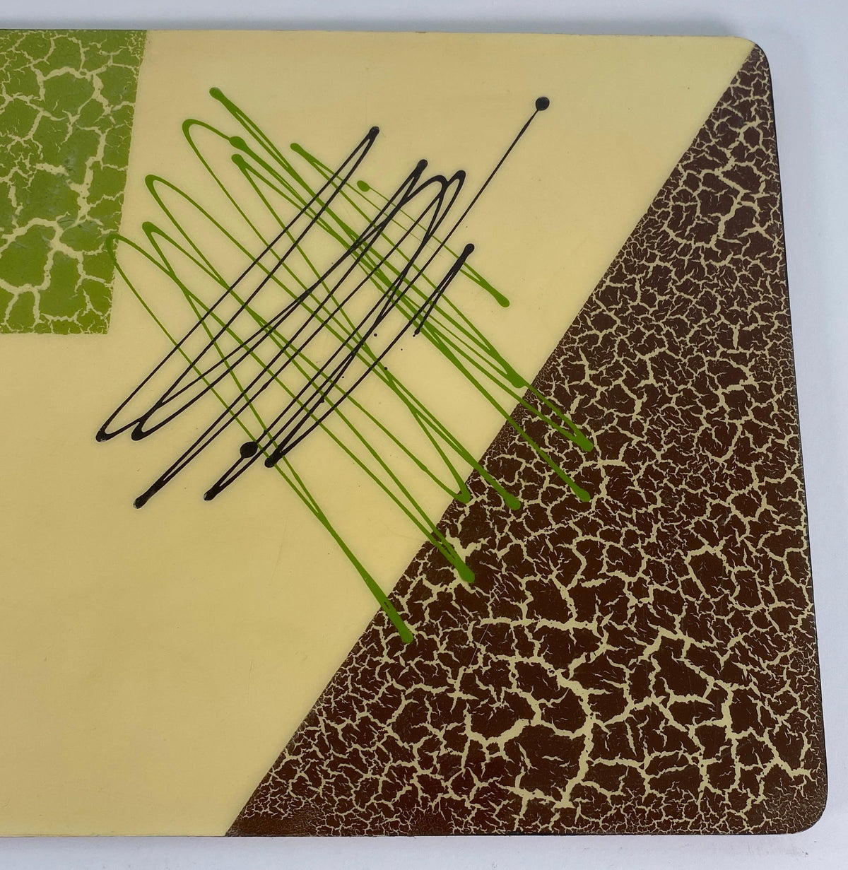 Mid-Century Modern 16-Piece Bar Vignette Set, Placemats, Coasters & Serving Tray — detail 4