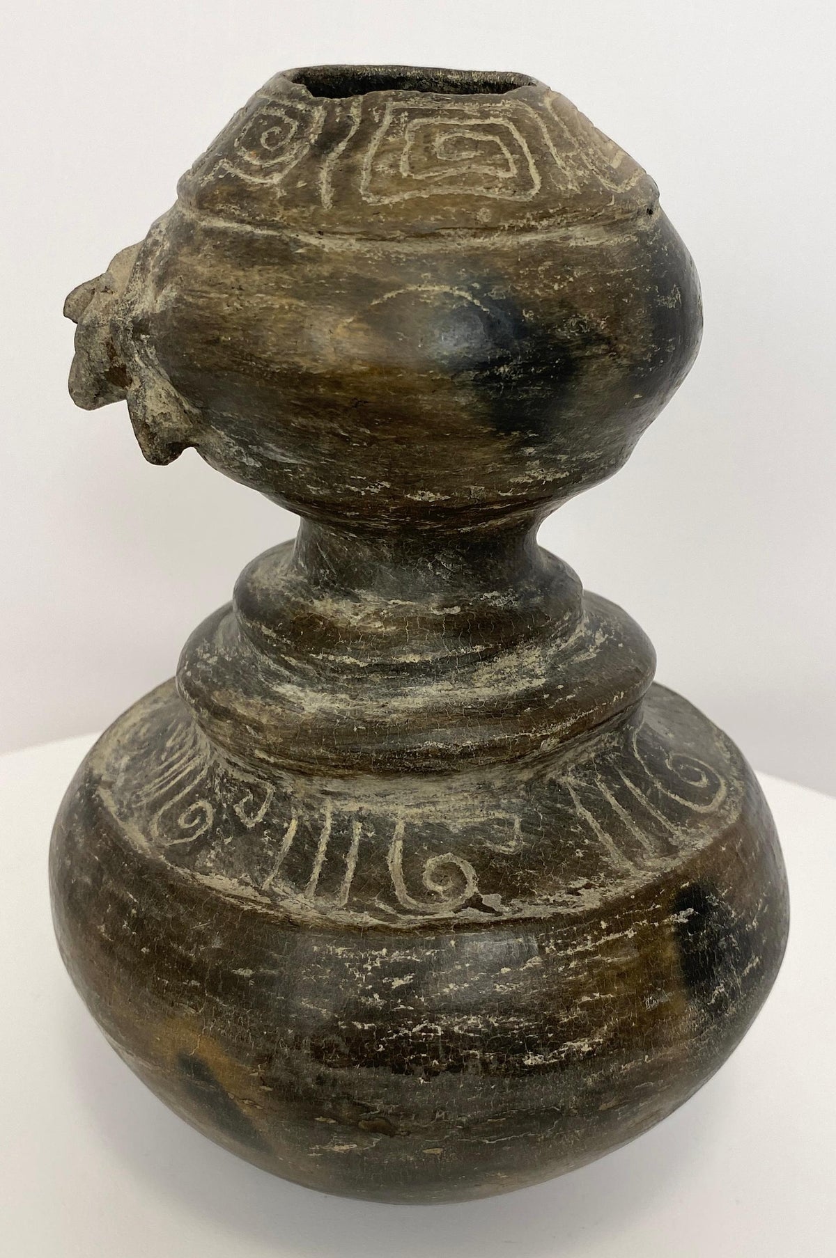 Pre-Columbian Style Mexican Statue — detail 3