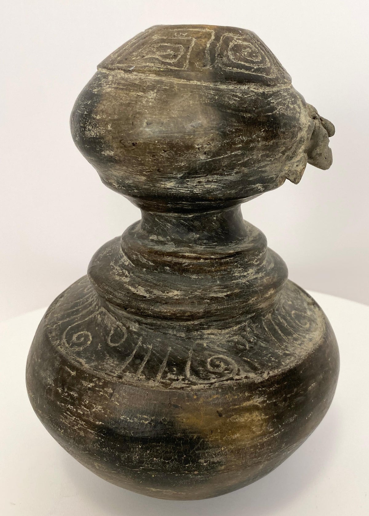 Pre-Columbian Style Mexican Statue — detail 7