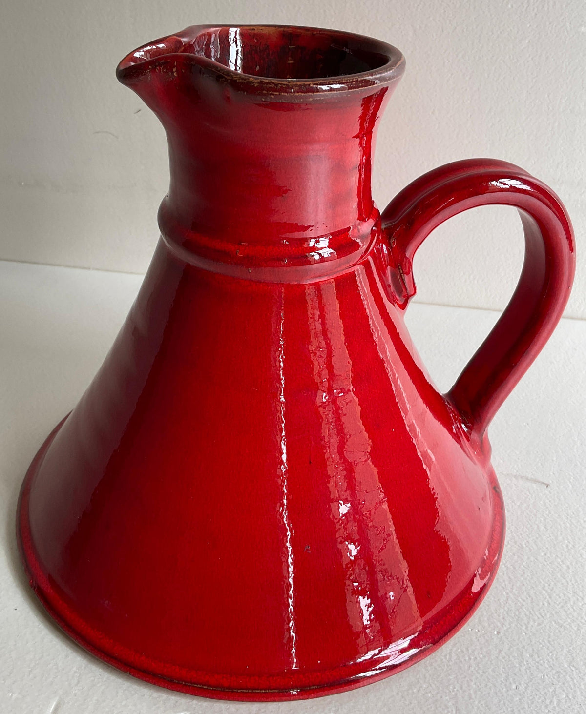 Vallauris Decorative Handled Pitcher or Vase, France, Mid-Century — detail 2