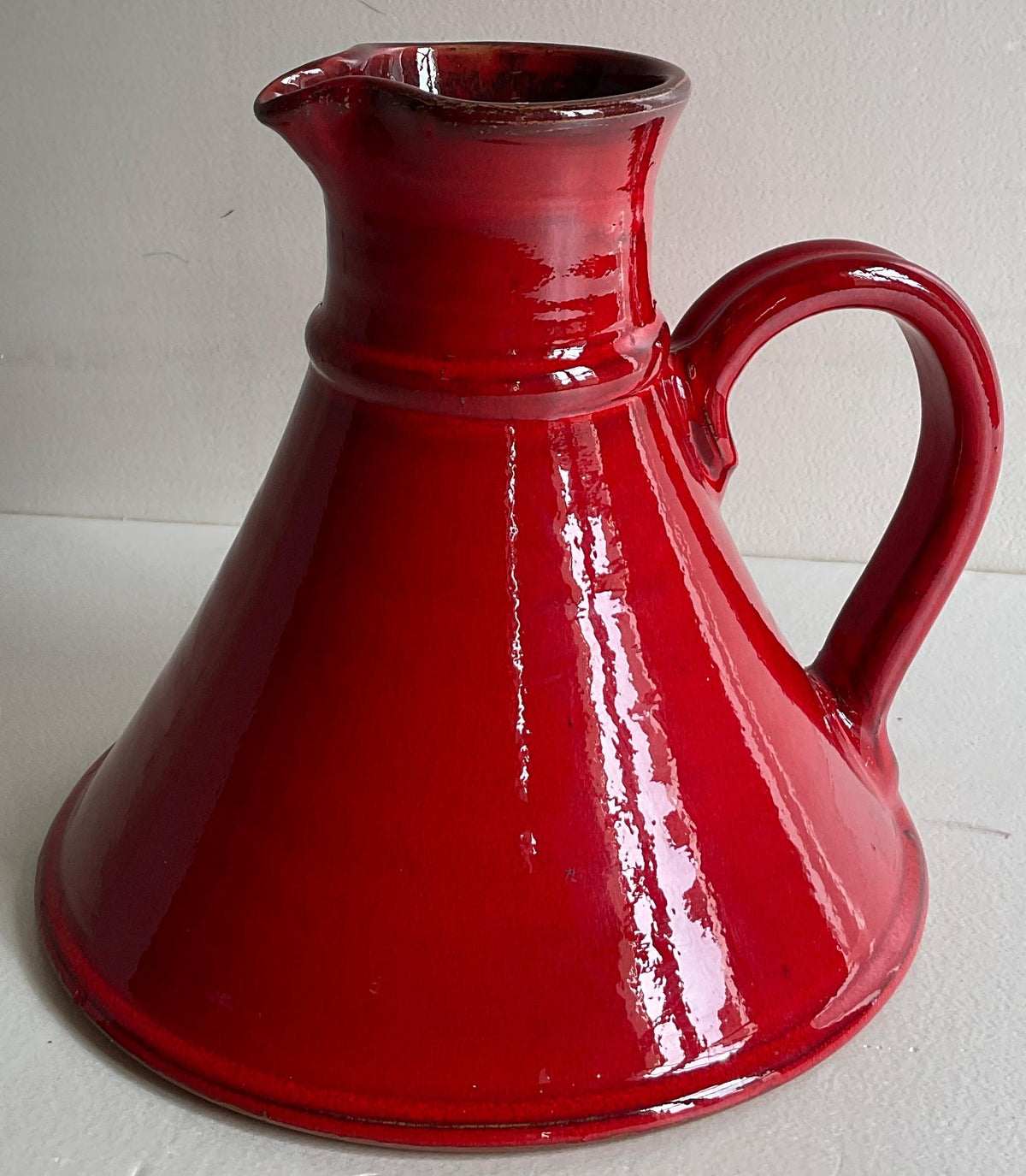 Vallauris Decorative Handled Pitcher or Vase, France, Mid-Century — detail 3