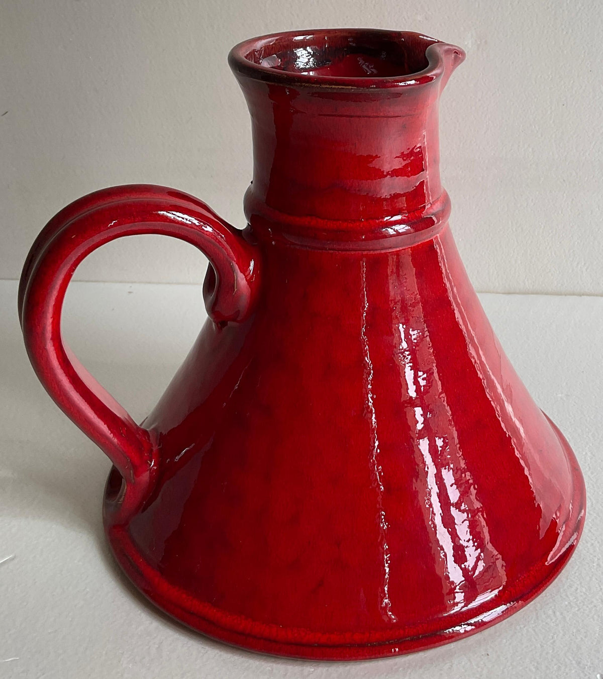 Vallauris Decorative Handled Pitcher or Vase, France, Mid-Century — detail 6