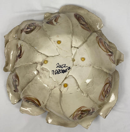 Large Sculpted Ceramic Bowl by Gail Markiewicz — detail 3