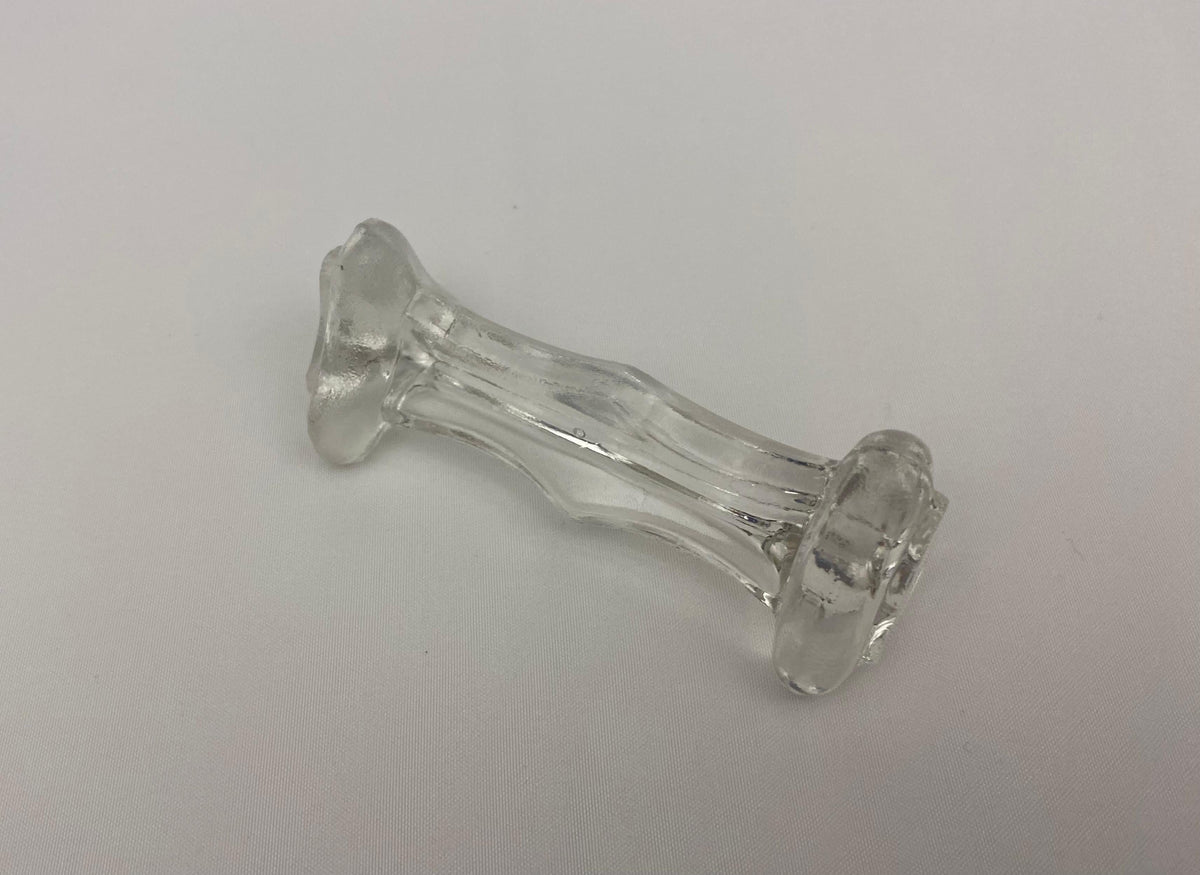 Set of 12 French Art Deco Style Molded Glass Knife Rests — detail 3