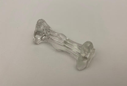 Set of 12 French Art Deco Style Molded Glass Knife Rests — detail 6