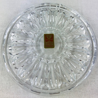 Set of 3 French Baccarat Style Crystal Champagne Cooler or Wine Bottle Coasters — detail 5