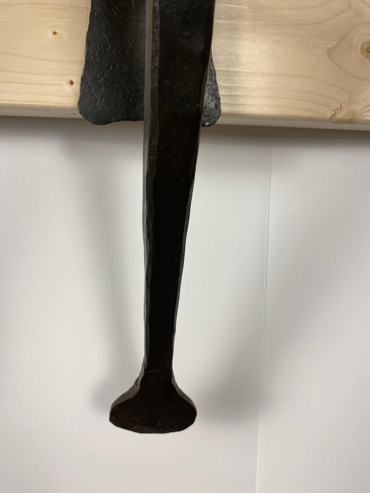 3 Large Spanish Colonial Style Hand Forged Iron Sconces, Traditional Torchiere — detail 10