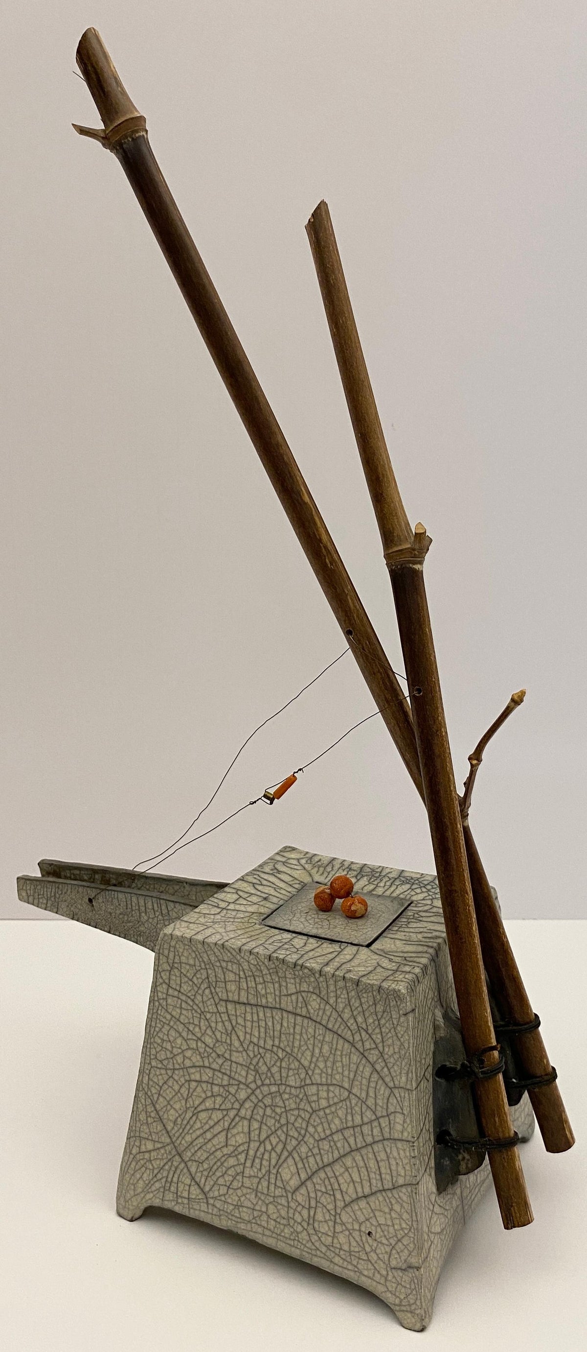 Raku Ceramic Set with Tray — detail 4