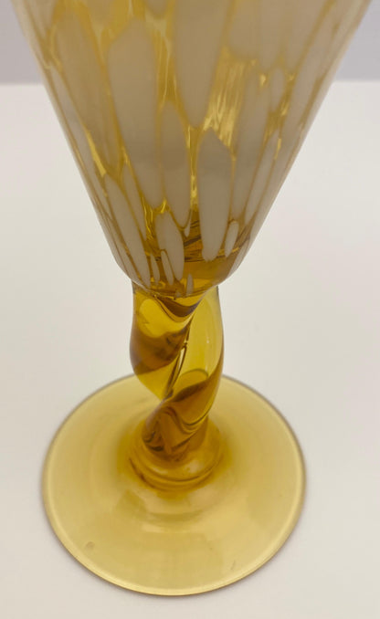 Murano Hand Blown Glass Goblets, Set of 6 — detail 4