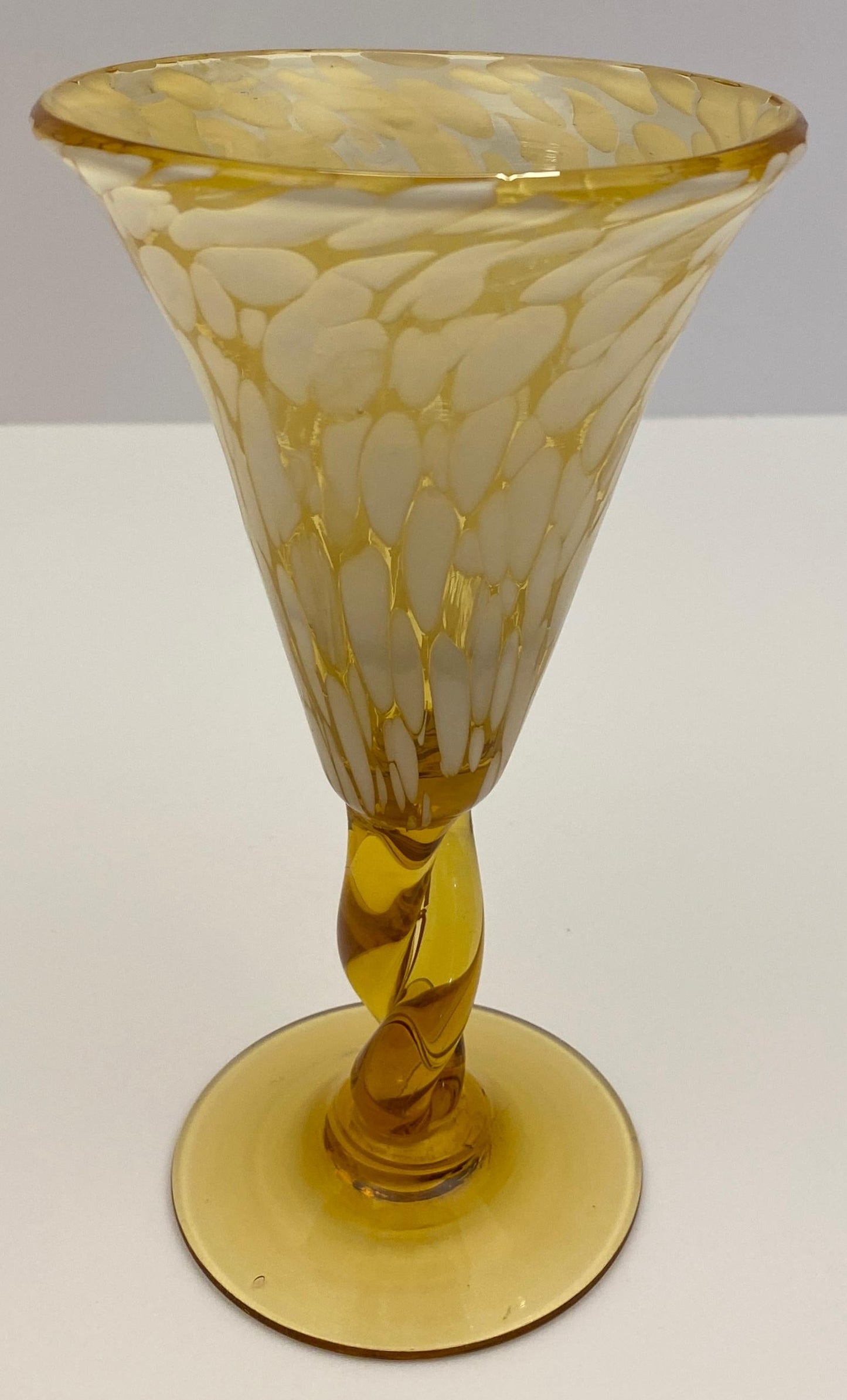 Murano Hand Blown Glass Goblets, Set of 6 — detail 5