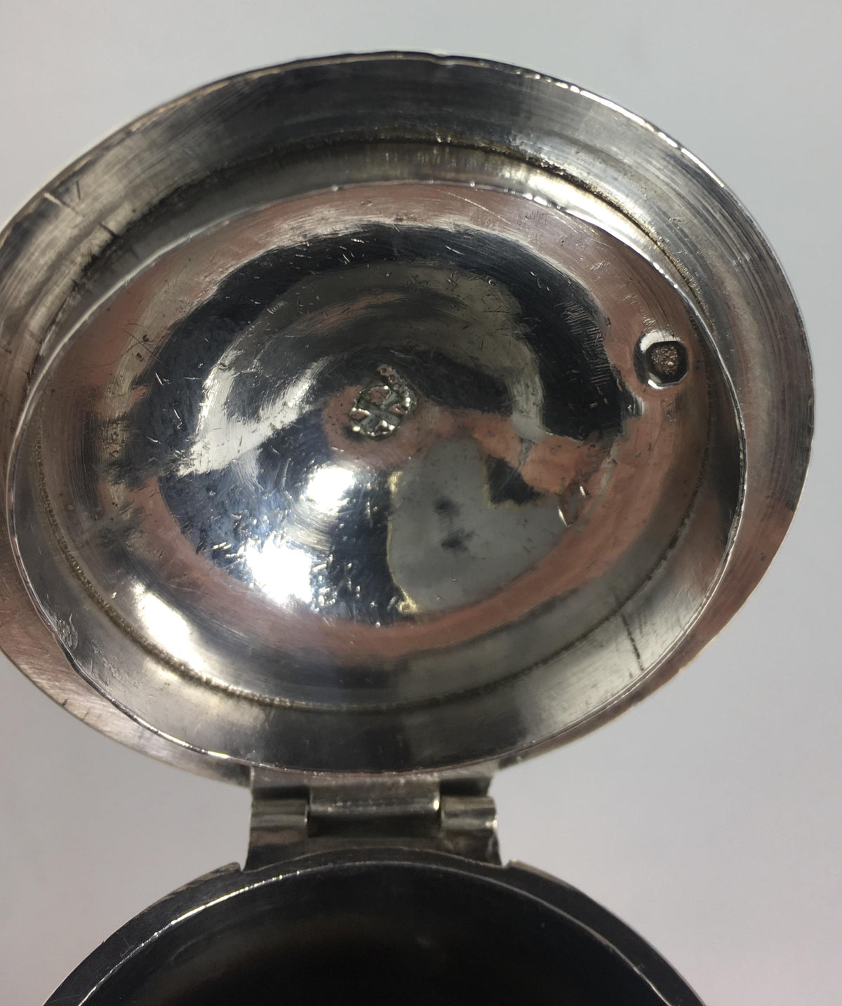 Antique 19th Century French Sterling Silver Rococo Chocolate Pot — detail 4