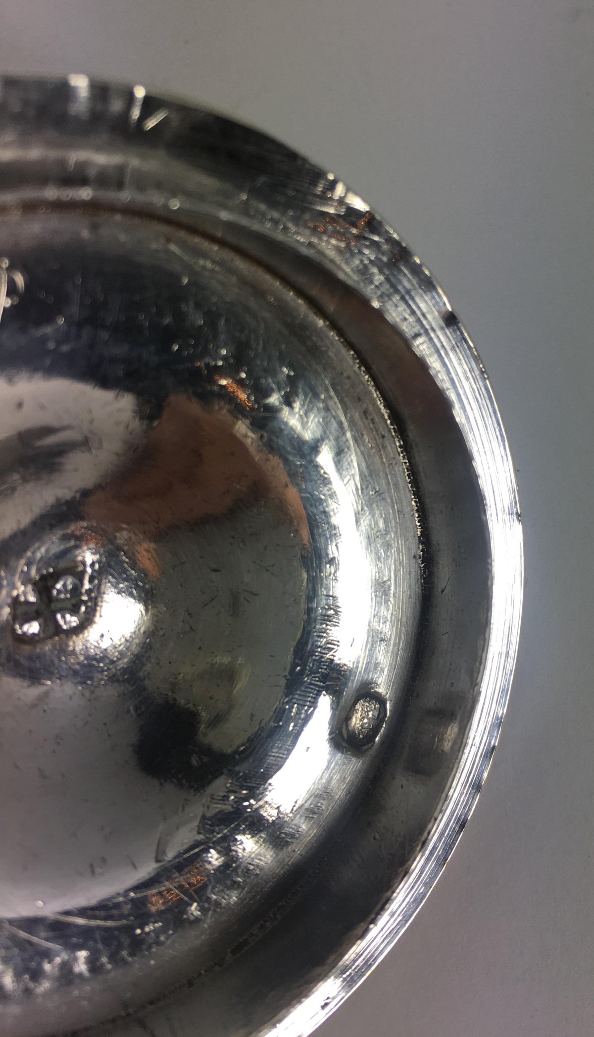 Antique 19th Century French Sterling Silver Rococo Chocolate Pot — detail 11