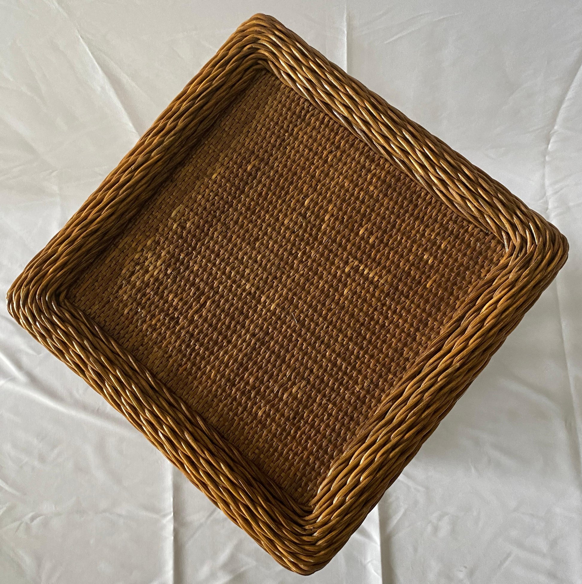 Square Bamboo End Table Rattan Side Table — detail 4