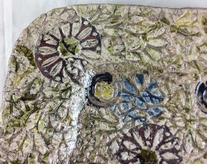 French Midcentury Decorative Ceramic Plate — detail 5
