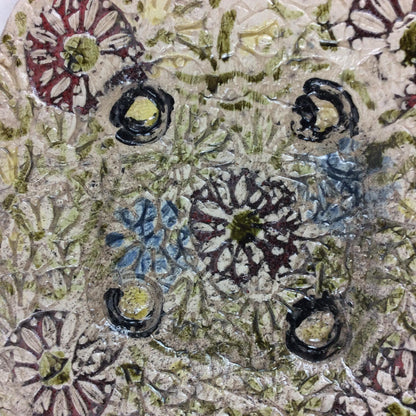 French Midcentury Decorative Ceramic Plate — detail 6