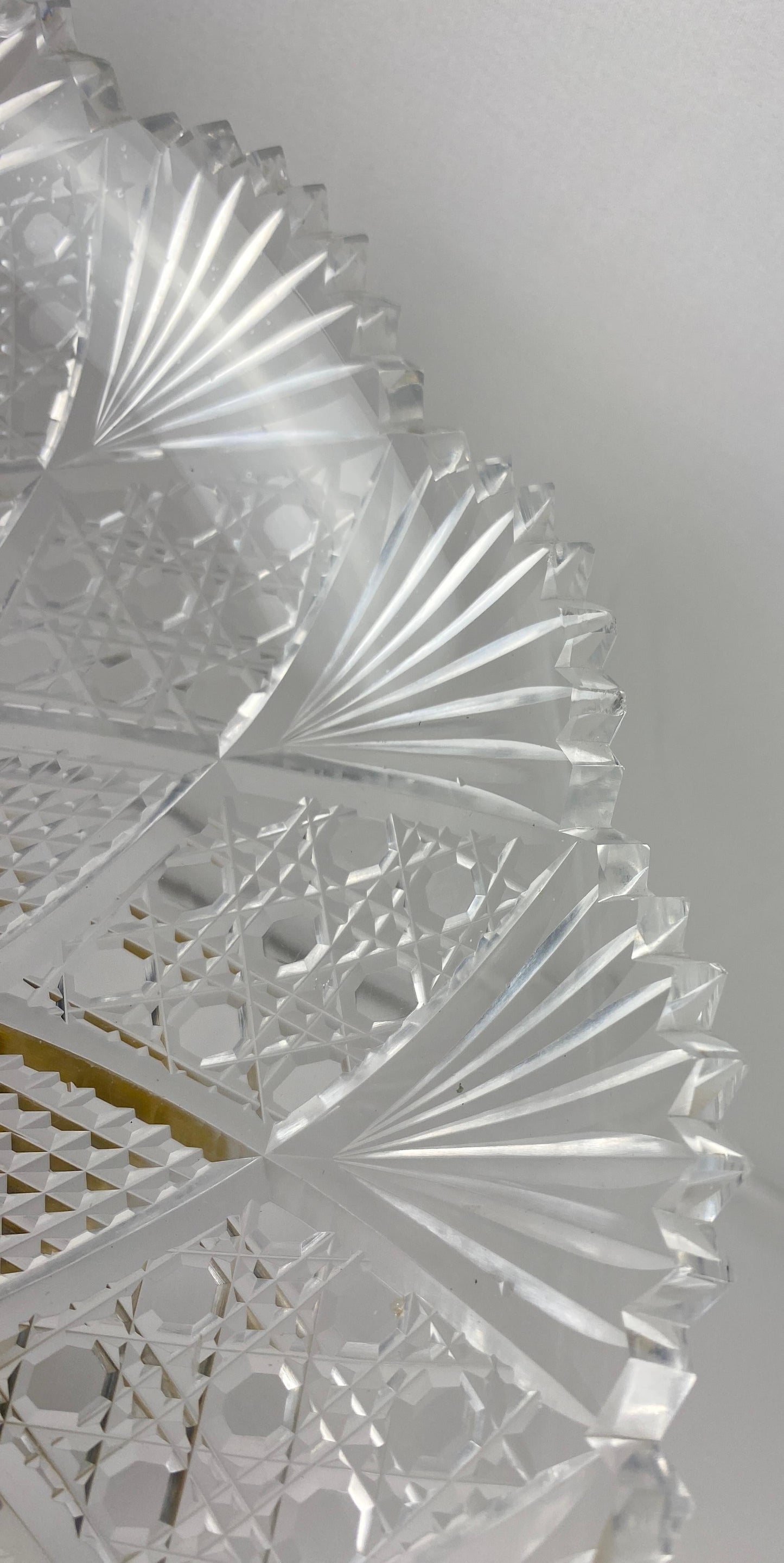 Late 19th Century Gilt Bronze Mounted Centerpiece Crystal Attrib. to Baccarat — detail 4