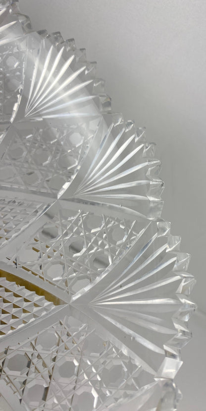 Late 19th Century Gilt Bronze Mounted Centerpiece Crystal Attrib. to Baccarat — detail 4
