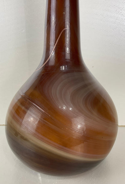 Schneider Style Soliflore Vase by La Verrerie de Maure-Vieil, French Glass Vase — detail 3
