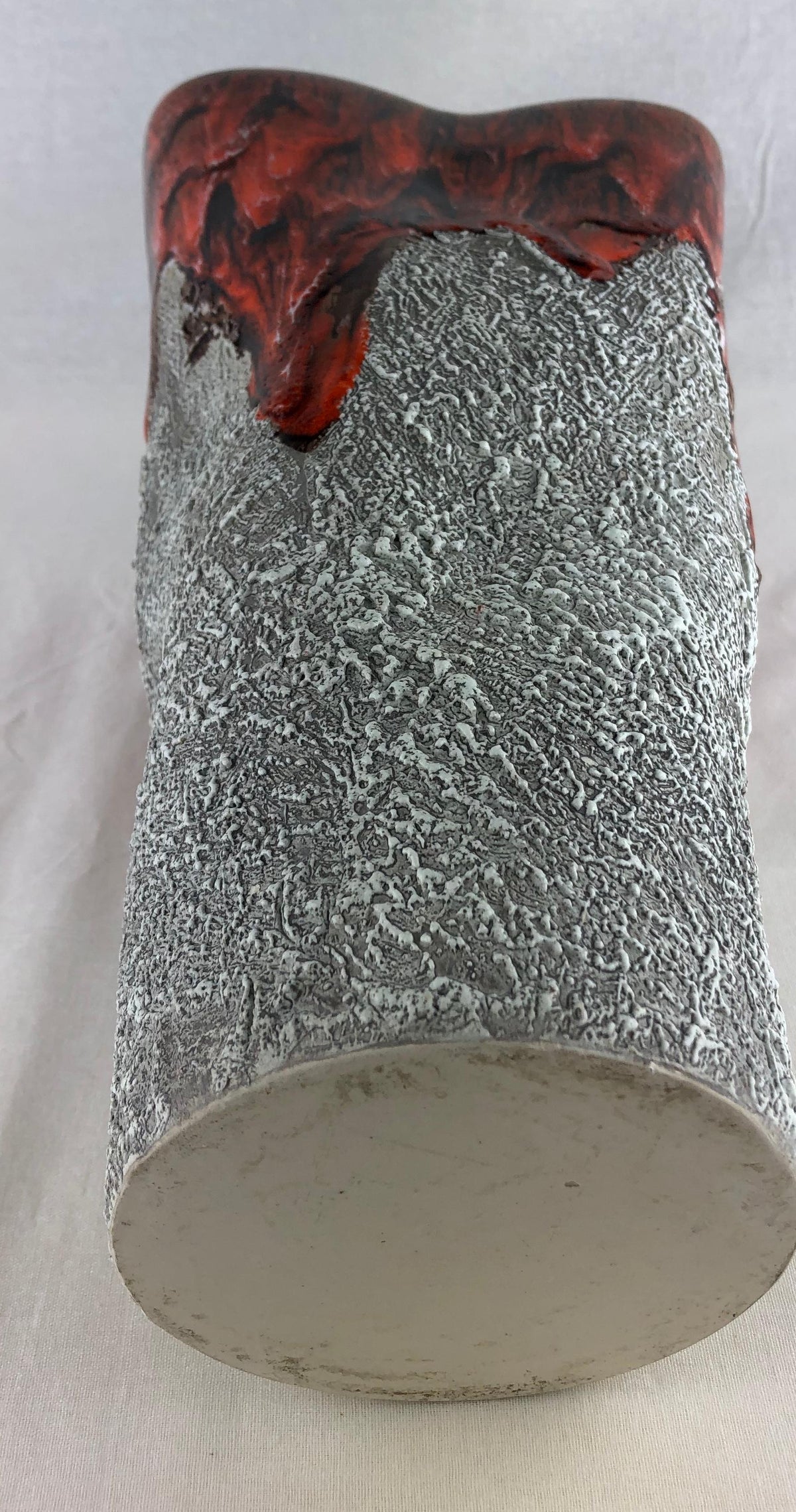 French Mid-Century Fat Lava Style Vase from Vallauris Style Charles Cart — detail 6