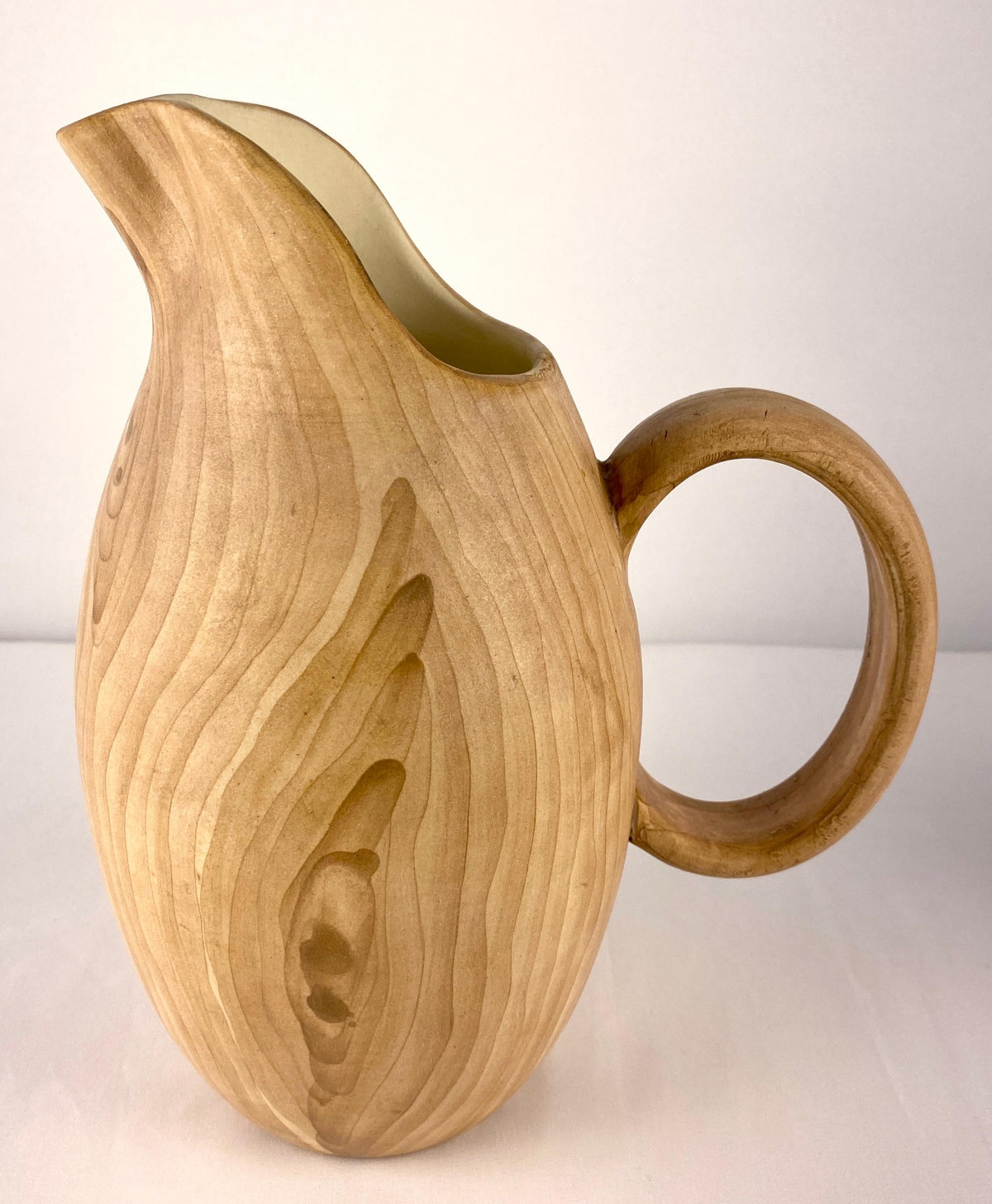 Vintage Grandjean Jourdan Style Faux Bois Ceramique Beverage Set — detail 2