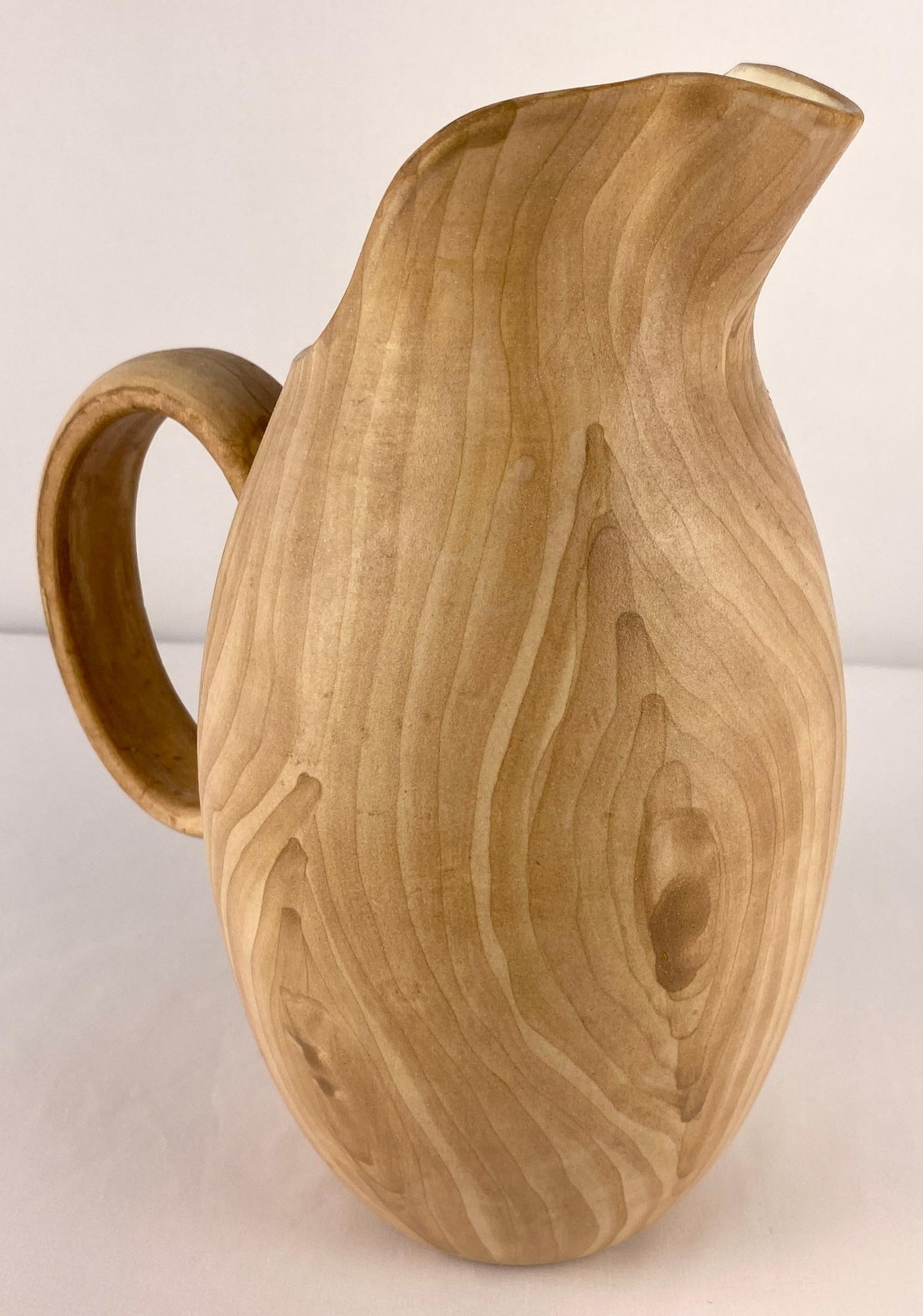 Vintage Grandjean Jourdan Style Faux Bois Ceramique Beverage Set — detail 4