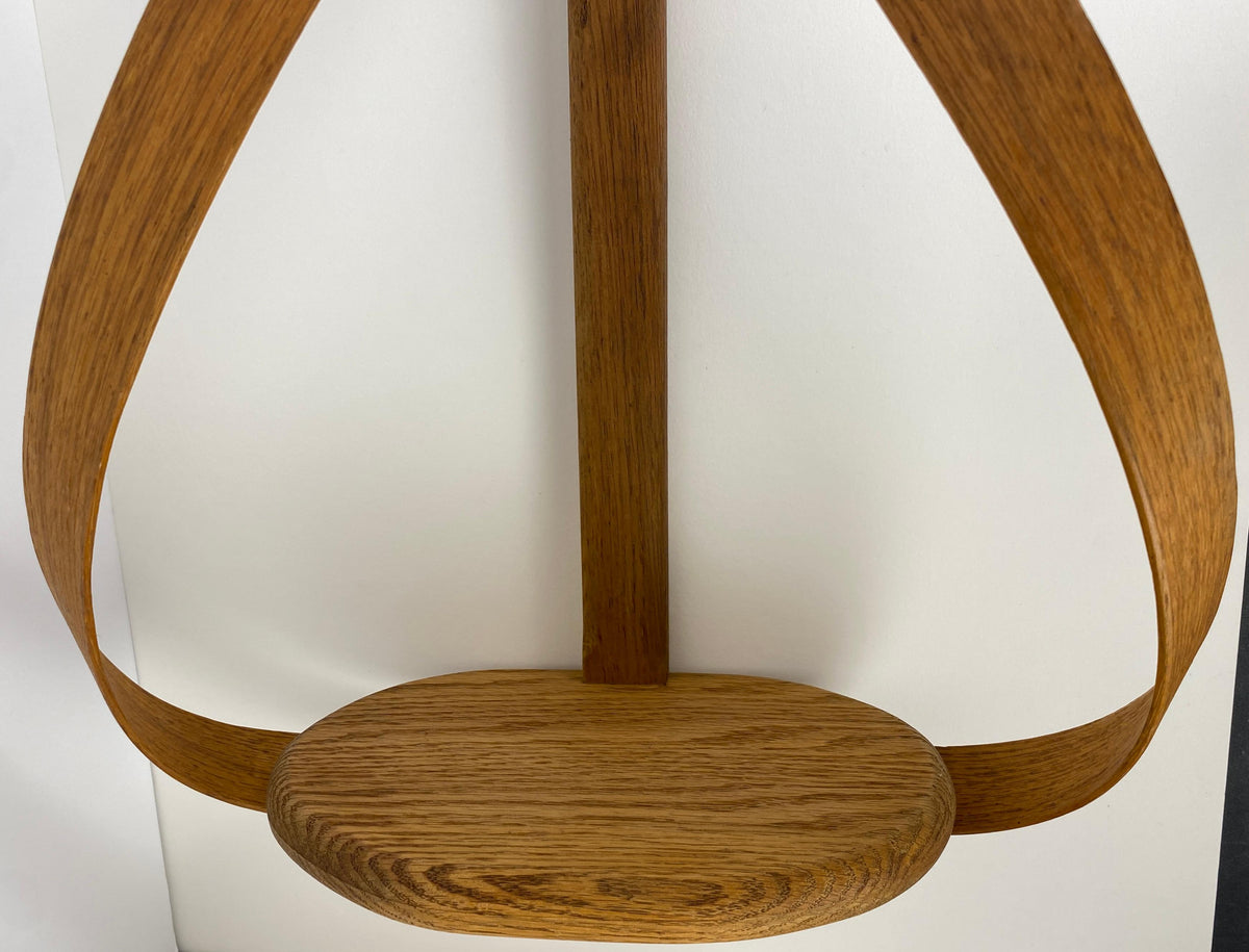 Mid Century Scandinavian Teak Wall Shelf — detail 7