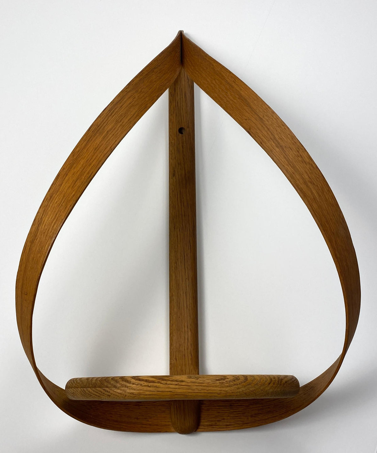 Mid Century Scandinavian Teak Wall Shelf — detail 4