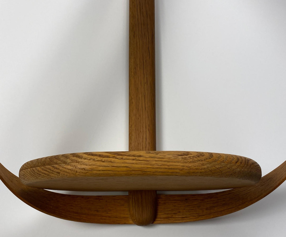 Mid Century Scandinavian Teak Wall Shelf — detail 3