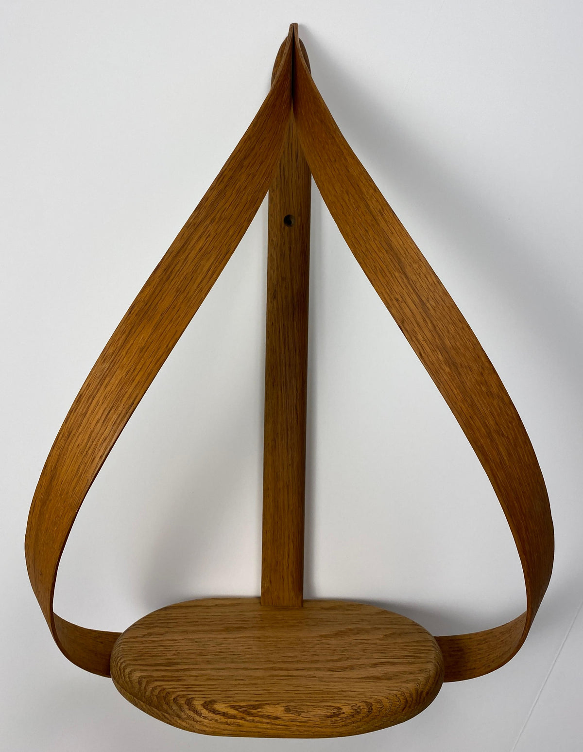 Mid Century Scandinavian Teak Wall Shelf — detail 2