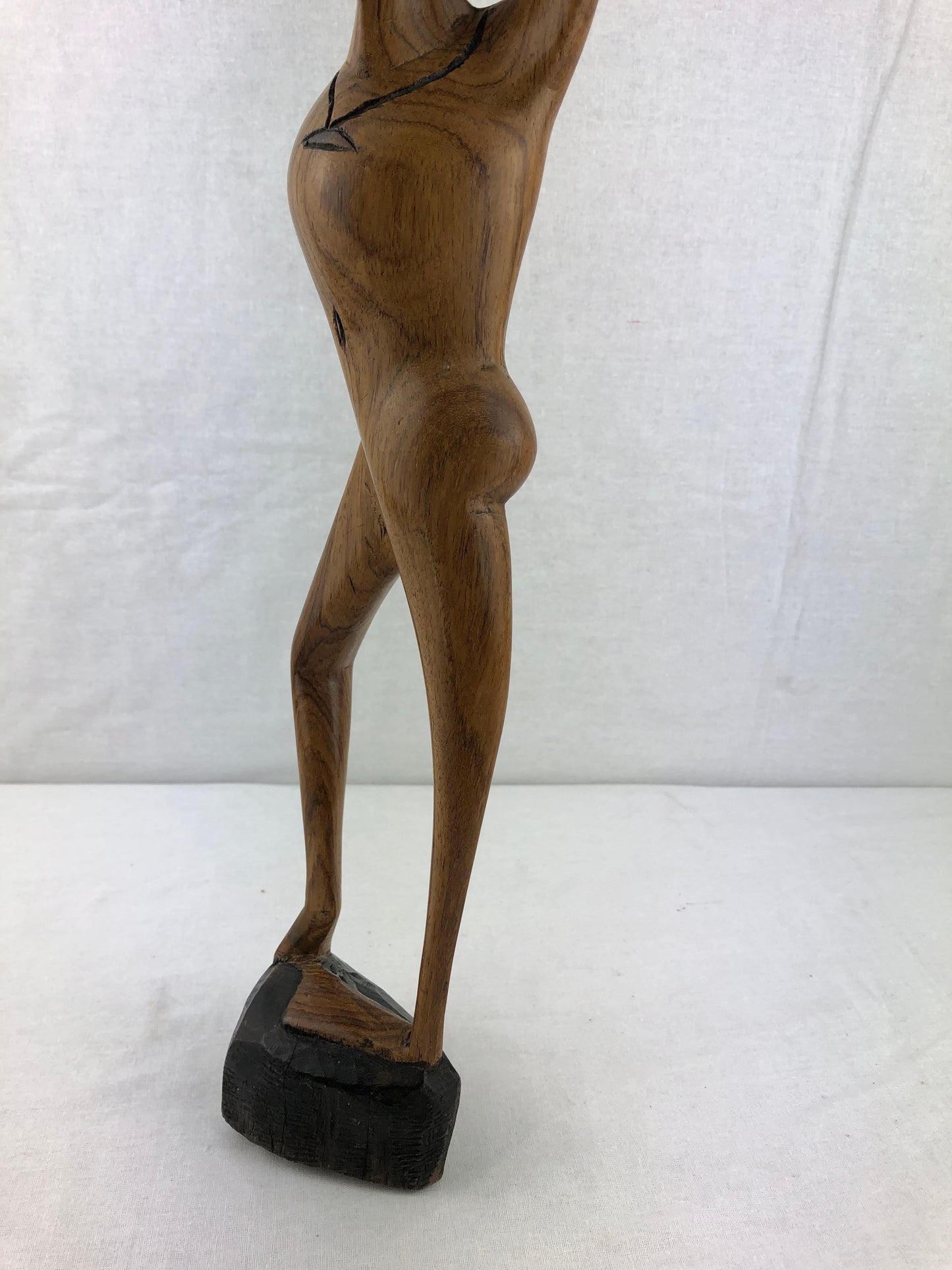 Mid-Century Modern Yoga Pose Form Sculpture — detail 3