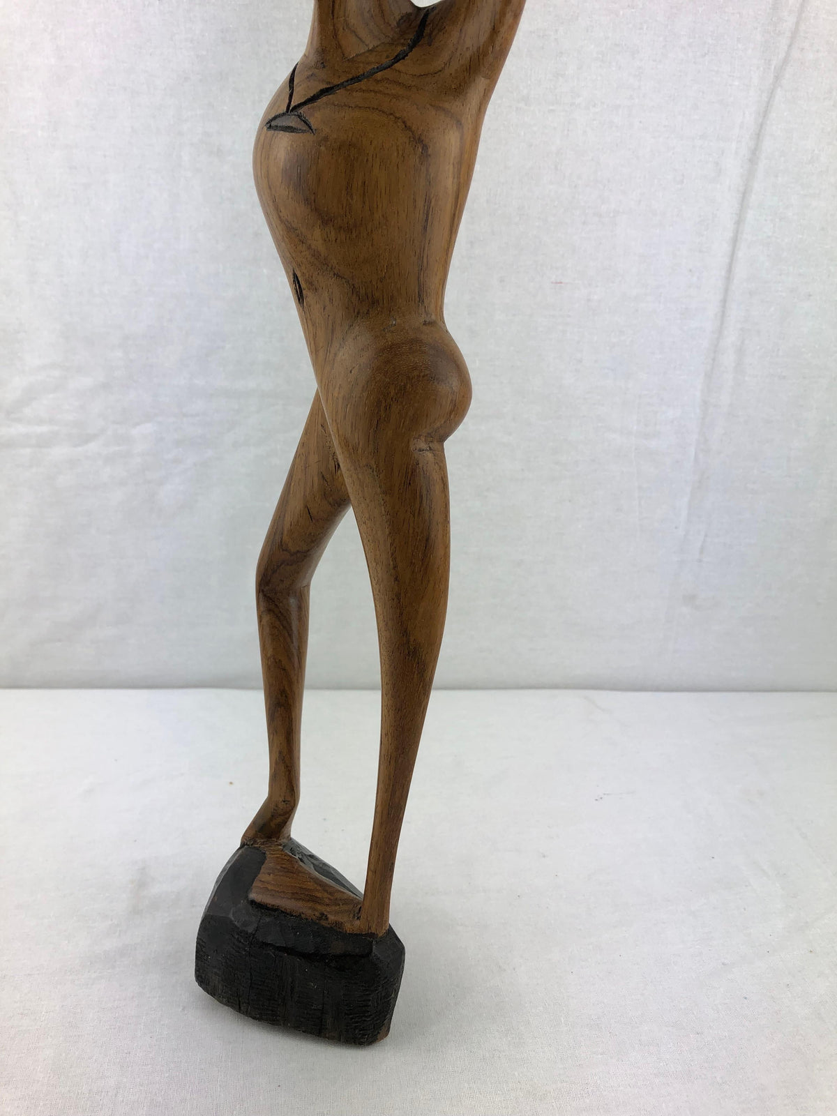 Mid-Century Modern Yoga Pose Form Sculpture — detail 3