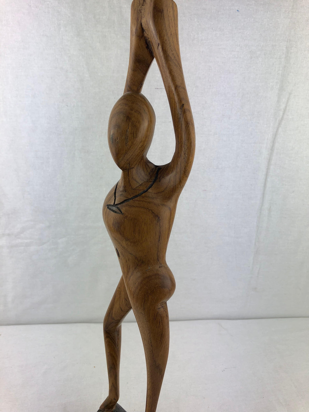 Mid-Century Modern Yoga Pose Form Sculpture — detail 5
