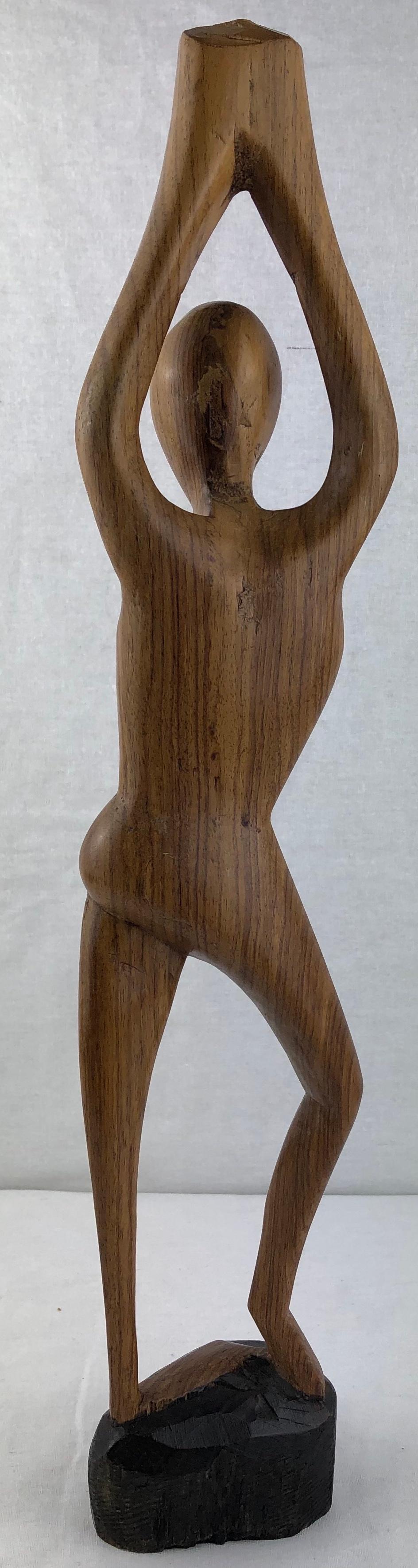 Mid-Century Modern Yoga Pose Form Sculpture — detail 4